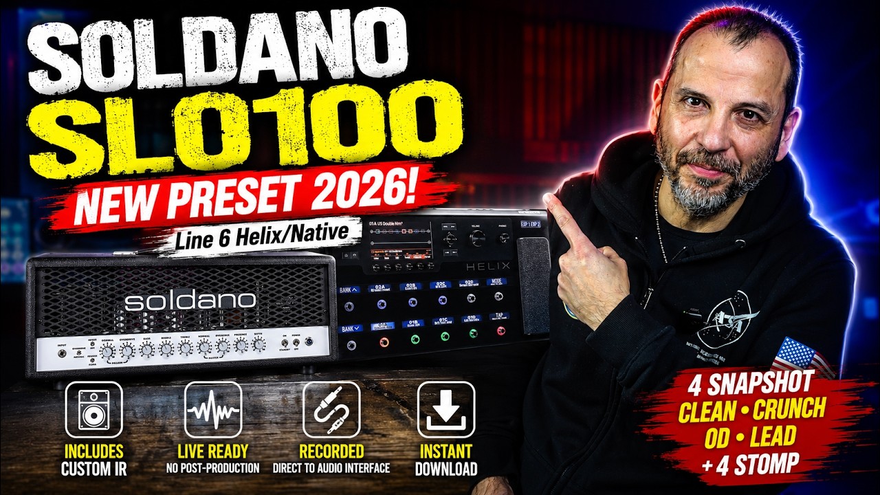 SOLDANO SLO100 NEW PRESET 2026! .Line 6 Helix/Native