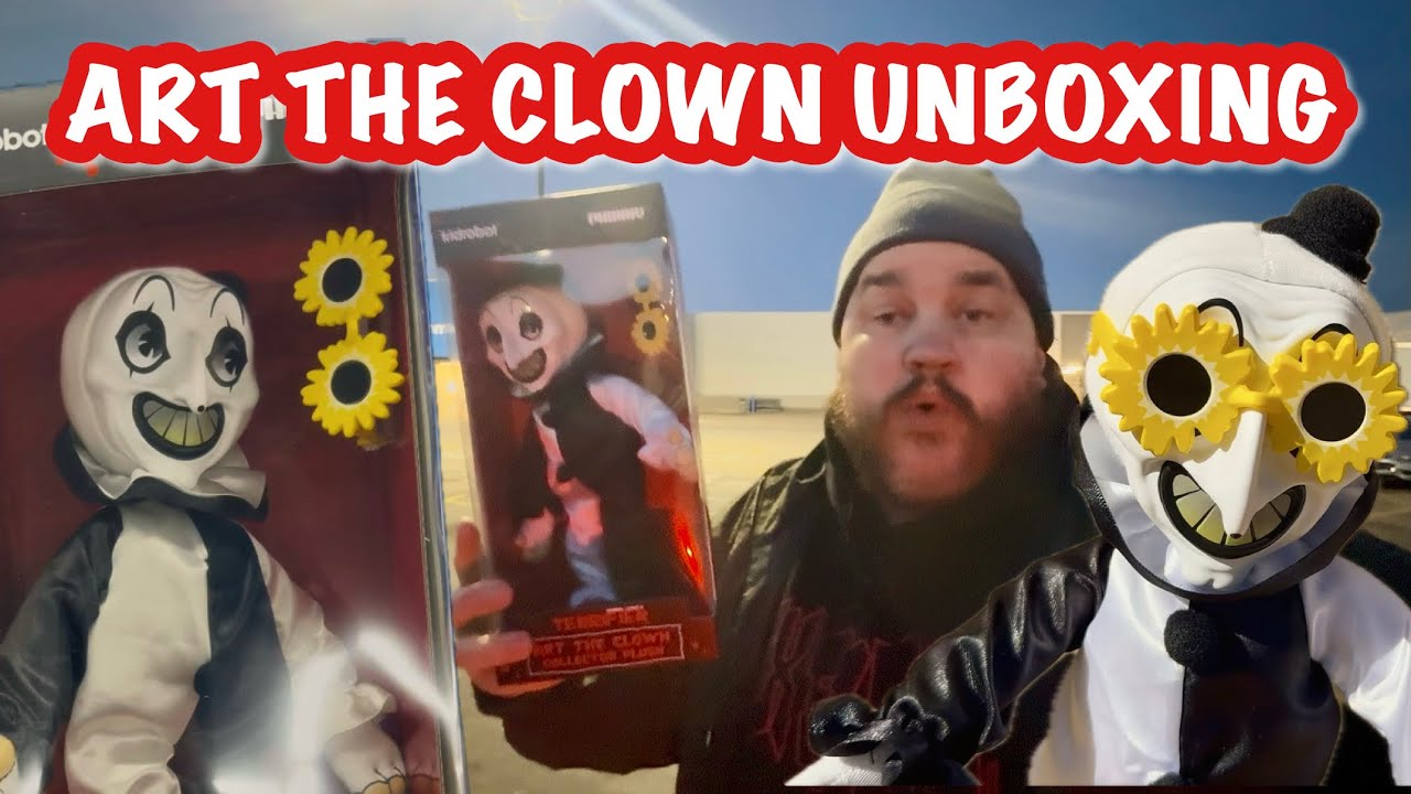Kidrobot Terrifier Art the Clown Collector Plush Unboxing!!! 