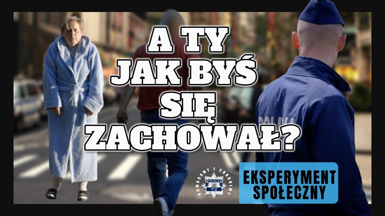 [EKSPERYMENT SPOŁECZNY] Nie jestem niewidzialna(y) – pomóż mi! @PolskaPolicja