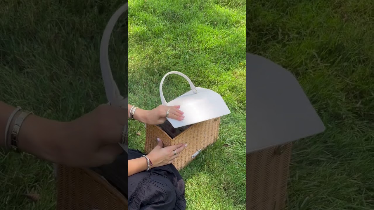 what fits in the large wicker luncher