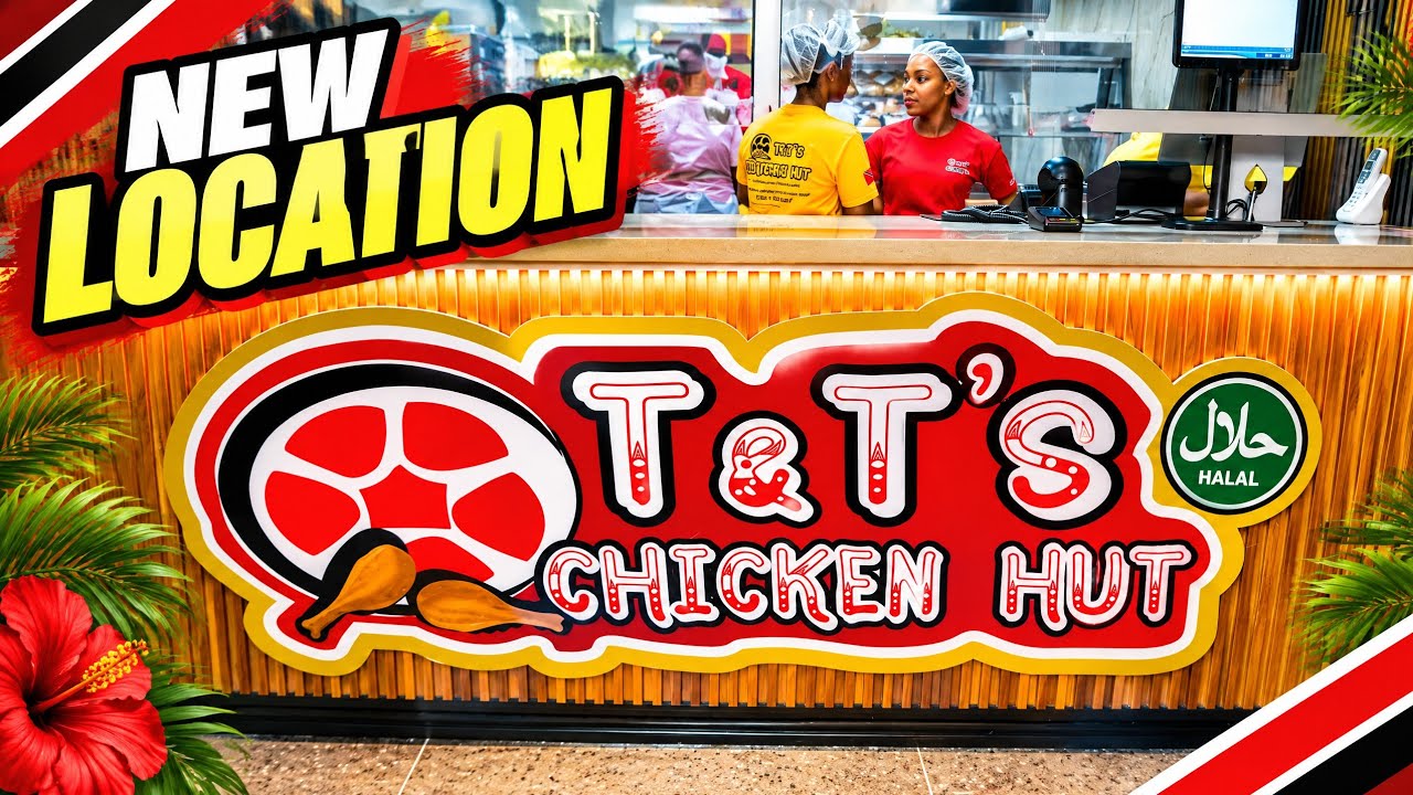 Мы посетили торжественное открытие T&T's Chicken Hut !!! || Горячие далпури и курица карри 😋