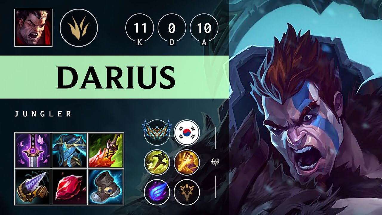 Darius Jungle vs Sylas - KR Challenger Patch 25.20