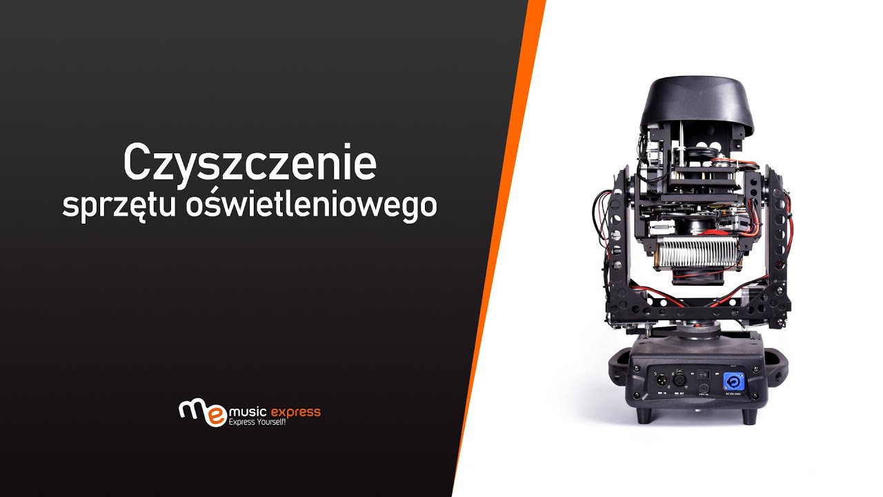 Czyszczenie oświetlenia scenicznego