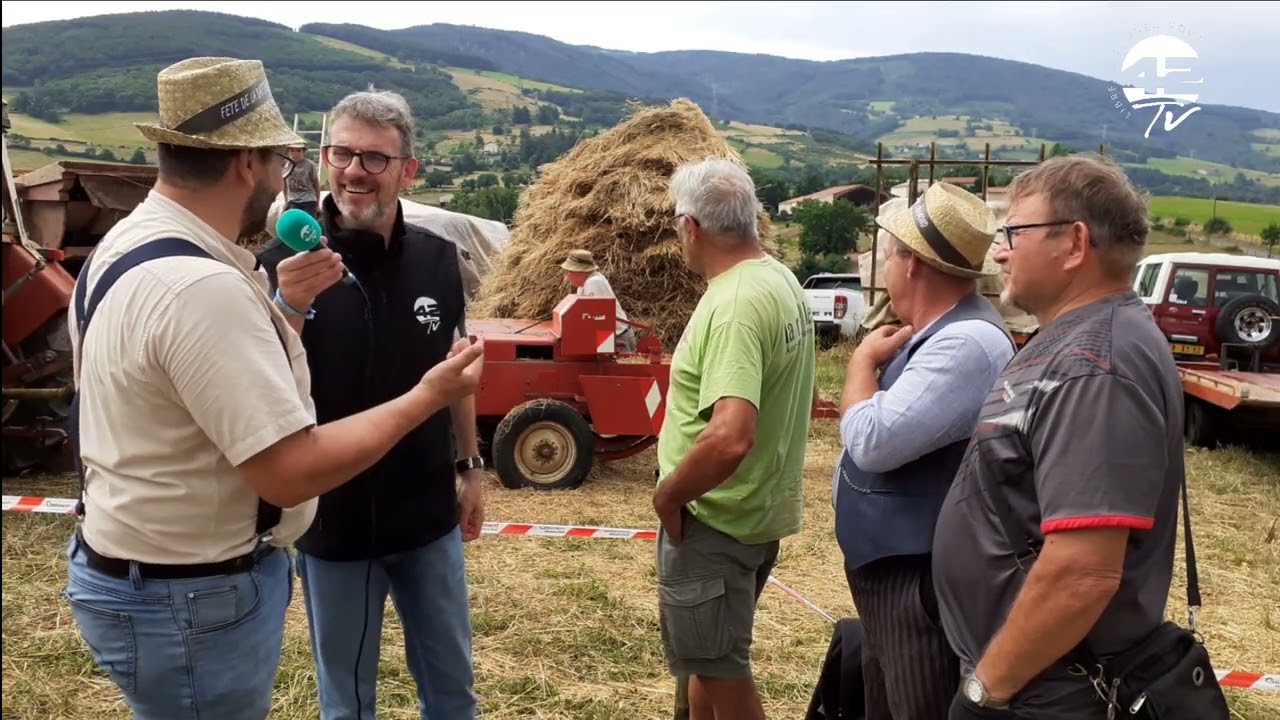 2 ème fête de la batteuse organisée par la maison Réocreux de Saint-Chamond  !