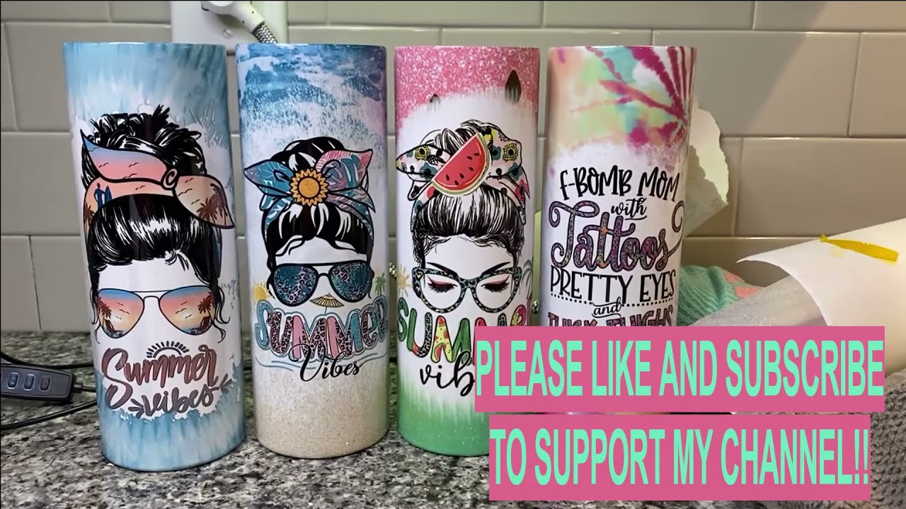 For Beginners: SUBLIMATING 20oz Tumbler w SHRINK WRAP Easy Tutorial