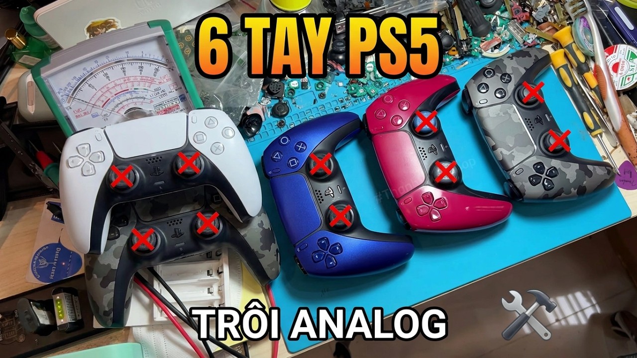 Tay PS5 Dualsense Sửa Có Dễ Không? Xem Video Sẽ Rõ! | 4K Video | @Thanh Long Shop