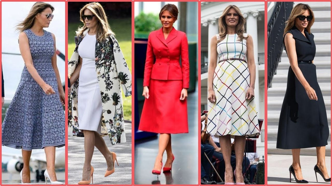 Melania Trump, 45th First Lady of the United States | Biography/dress styles of Melania trump