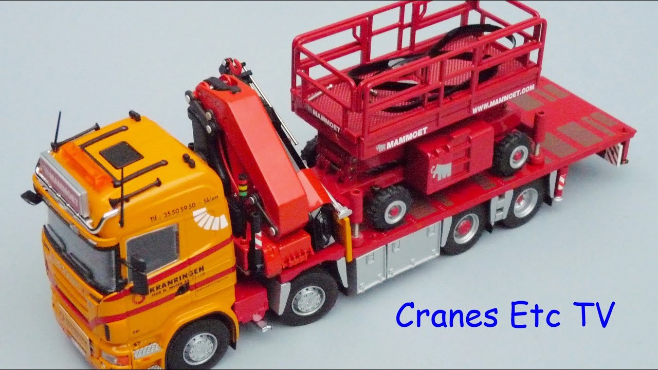 Крановое кольцо Tekno Scania R620 Mammoet от Cranes Etc TV