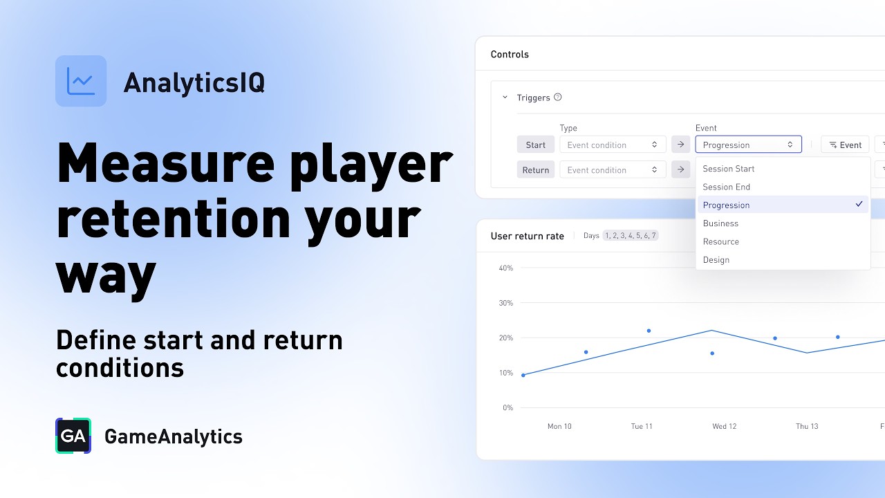 AnalyticsIQ Pro Retention Triggers: Measure retention the way your players play | GameAnalytics