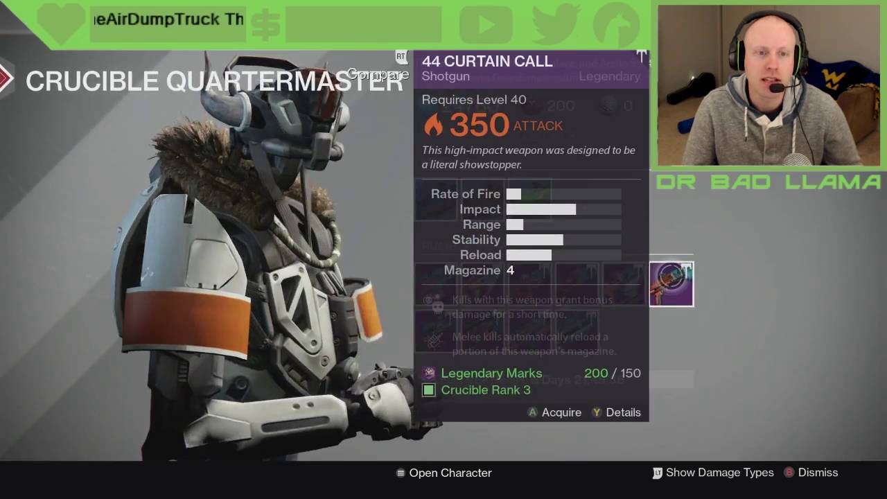 Rise of Iron Crucible Quartermaster Guns