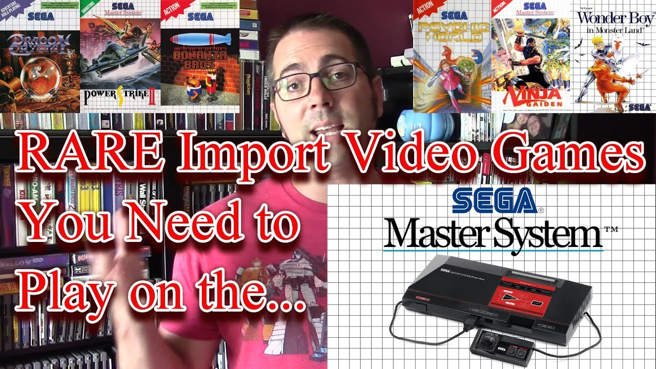 Rare Sega Master System Import Video Games You Need to Play NOW!