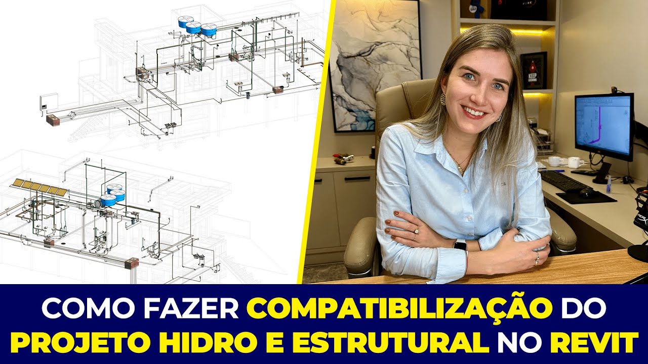 Compatibilização do Projeto Hidro e Estrutural no Revit