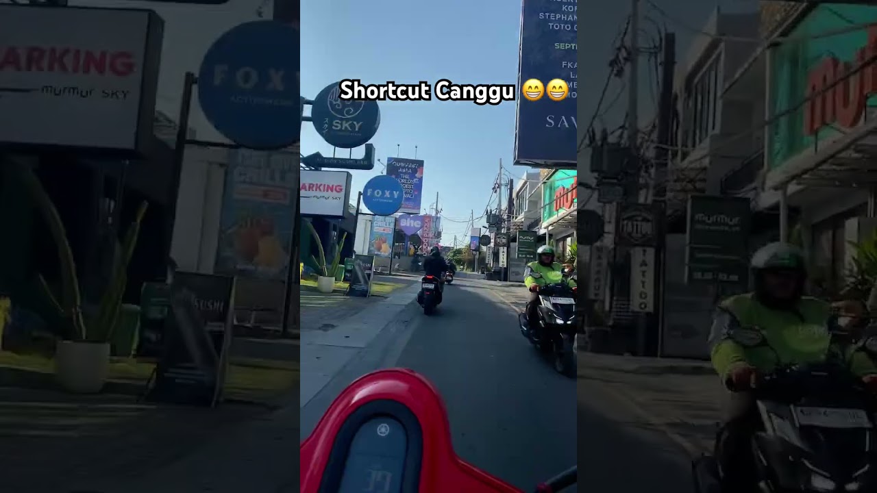Shortcut Canggu 😁😁😁#rutinitaskerja #shortcut #canggubali #bali