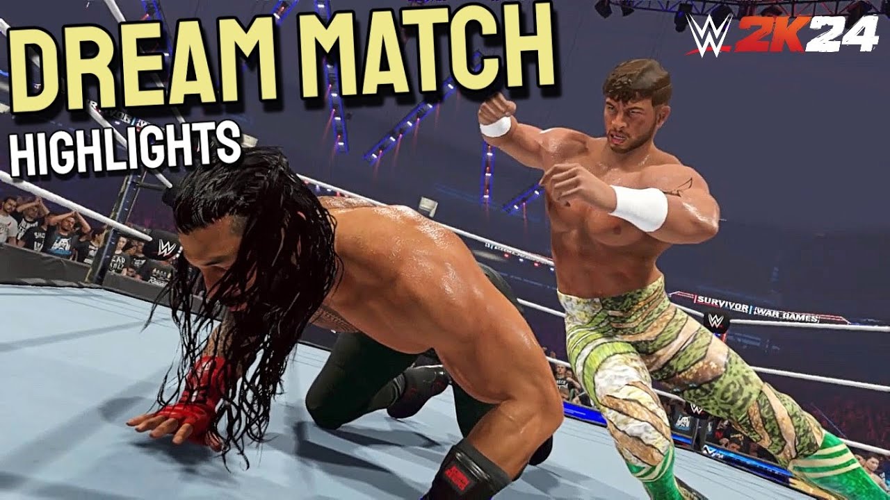 Roman Reigns vs Will Ospreay | DREAM MATCH HIGHLIGHTS WWE 2K24