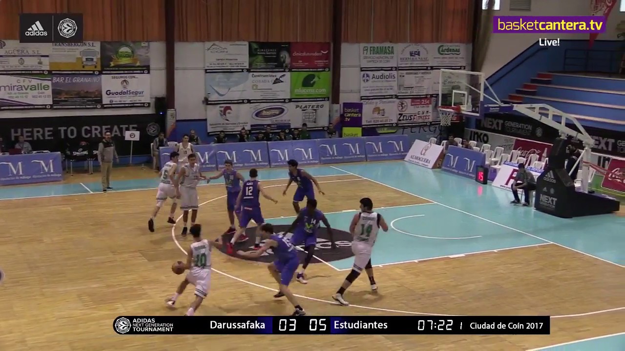 U18 - DARUSSAFAKA vs ESTUDIANTES.- EB adidasNGT Coín 2017 (BasketCantera.TV)
