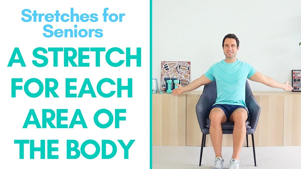 Seated Stretches For Seniors | 8 Stretches - Every Area (11 Minutes)