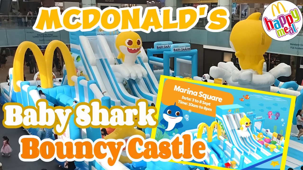 Baby Shark Bouncy Castle by Mcdonald's Happy Meal