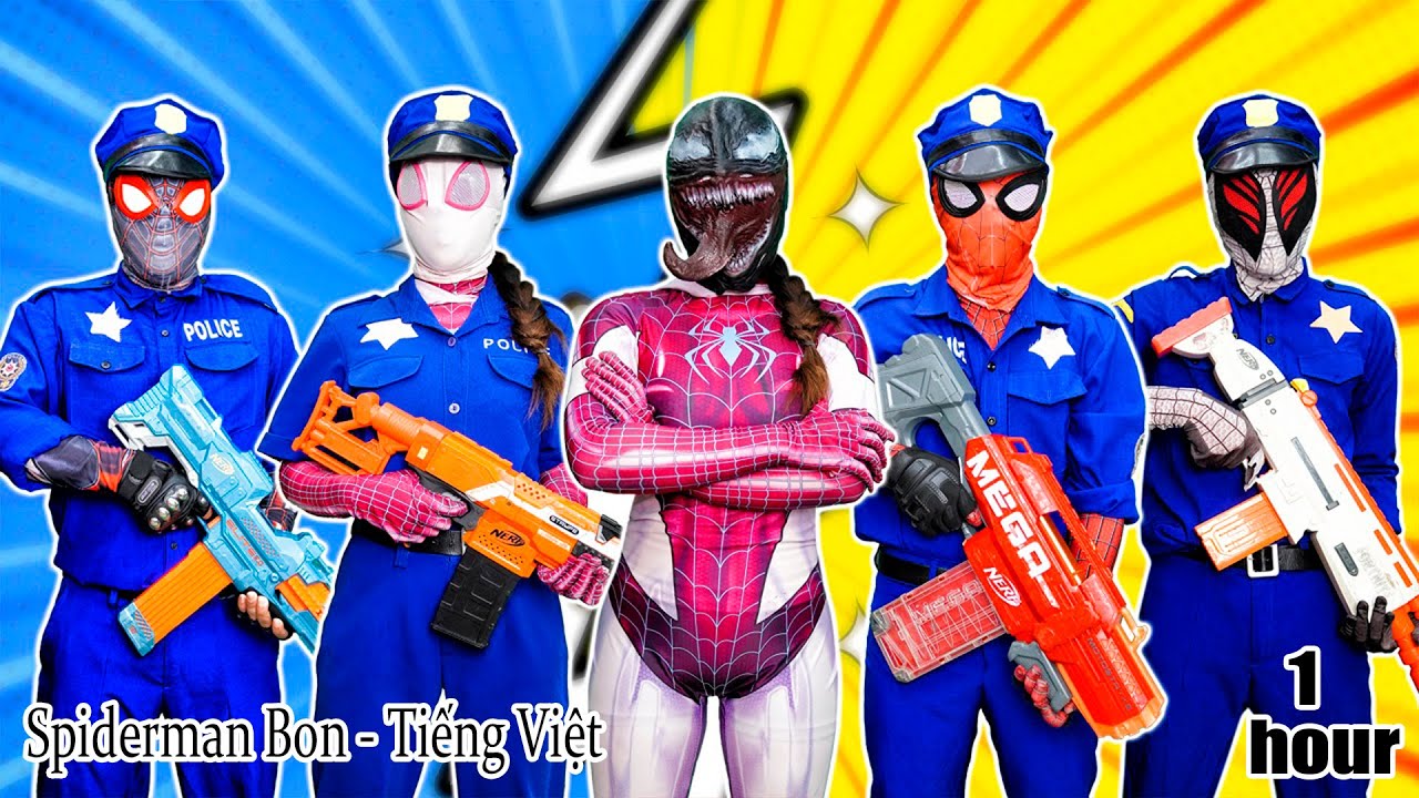 Siêu Nhân Nhện Giải Cứu Nhện Trắng Khỏi Đám Cháy| Tổng Hợp Video Hành Động Hay Nhất