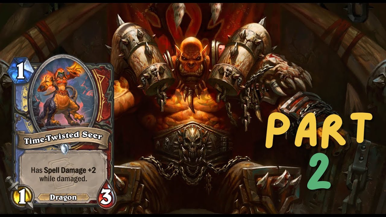 Spell Damage Dragon Warrior Climb to LEGEND! Hearthstone Standard - PART 2