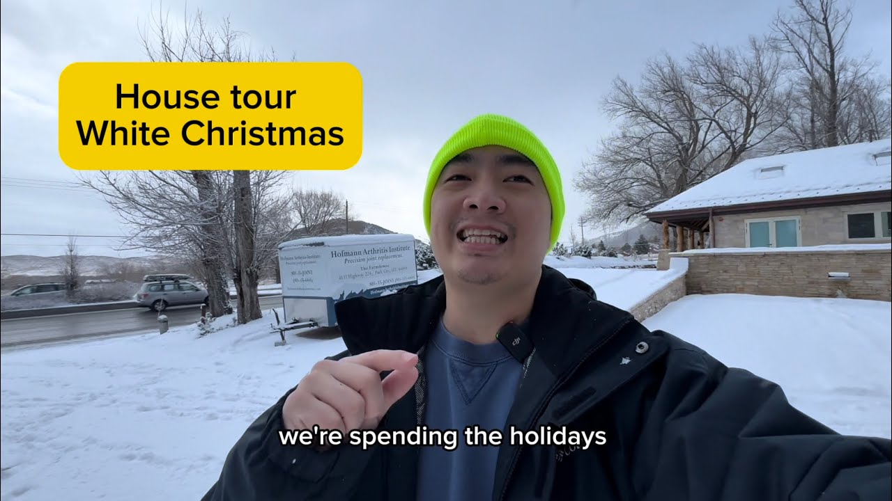 AIRBNB HOUSE TOUR in PARK CITY UTAH! White Christmas