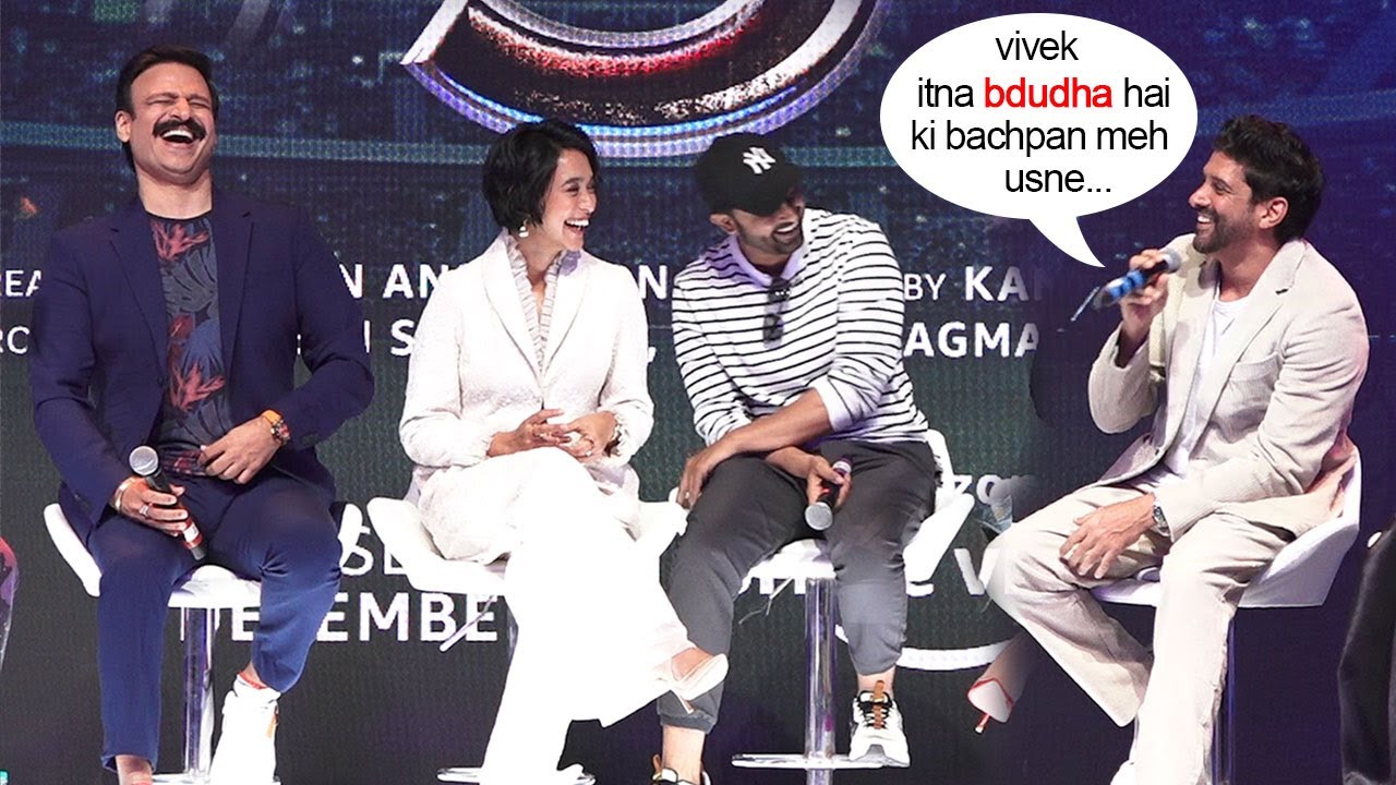 Farhan Akhtar ne Vivek Oberoi के उम्र की ऐसे जमकर ली सभी लौटपोट कर हस्ते गिरते गए