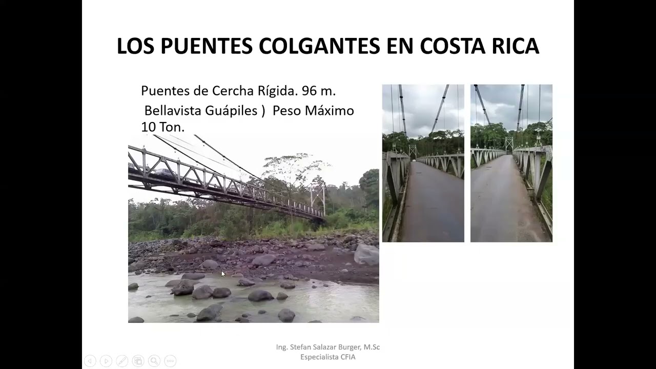 Webinar - Conceptos básicos de puentes colgantes