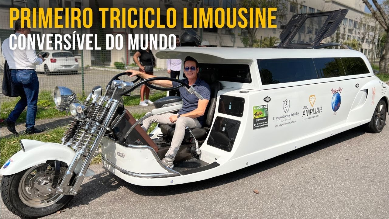 Primeiro Triciclo Limousine Conversível do mundo