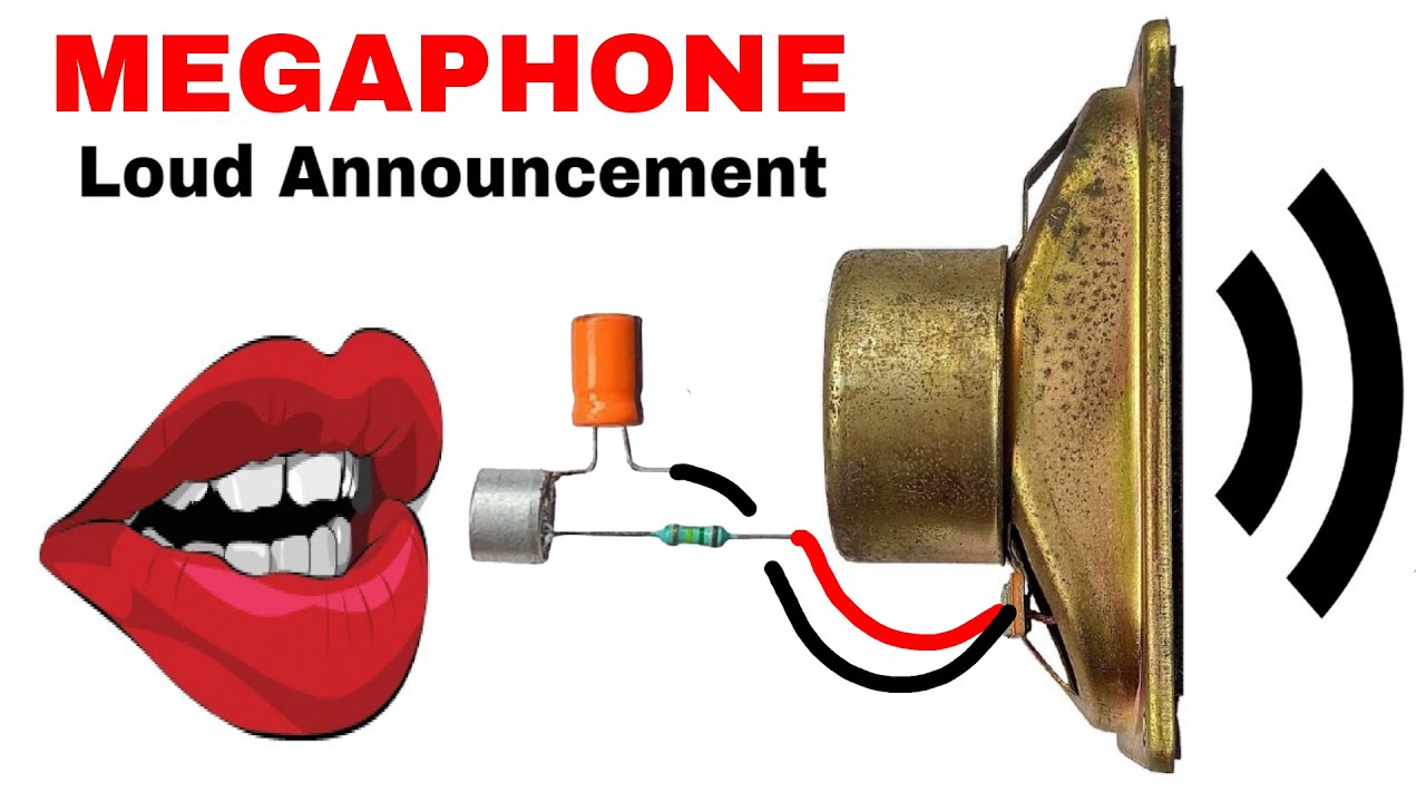 Top 4 Most Popular Diy Megaphone Circuit..Mic Amplifier