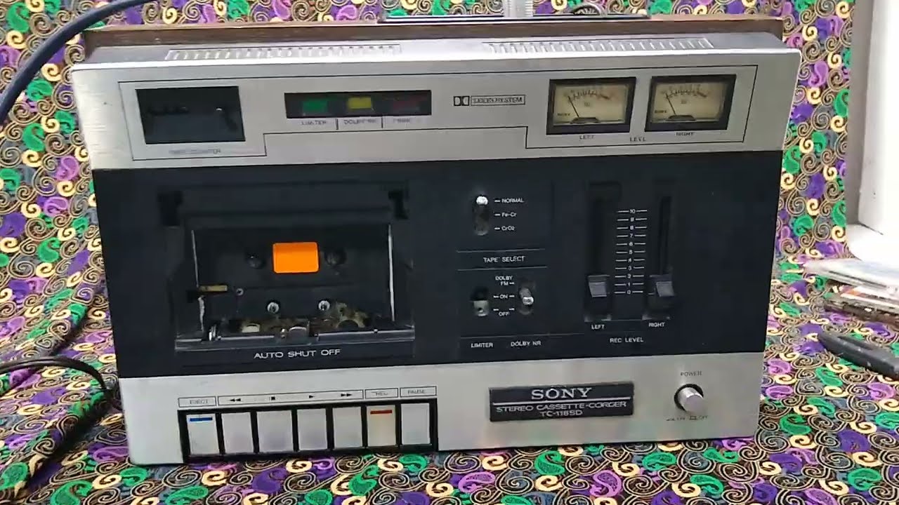 SONY STEREO CASSETTE CORDER TC 118SD PRUEBA DE FUNCIONAMIENTO EL PULGUERO DE QUINTERO
