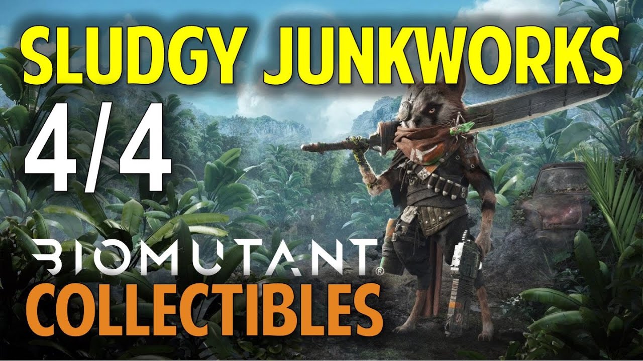 Sludgy Junkworks: All Area Objectives & Superb Loot | Biomutant (Collectibles Location Guide)
