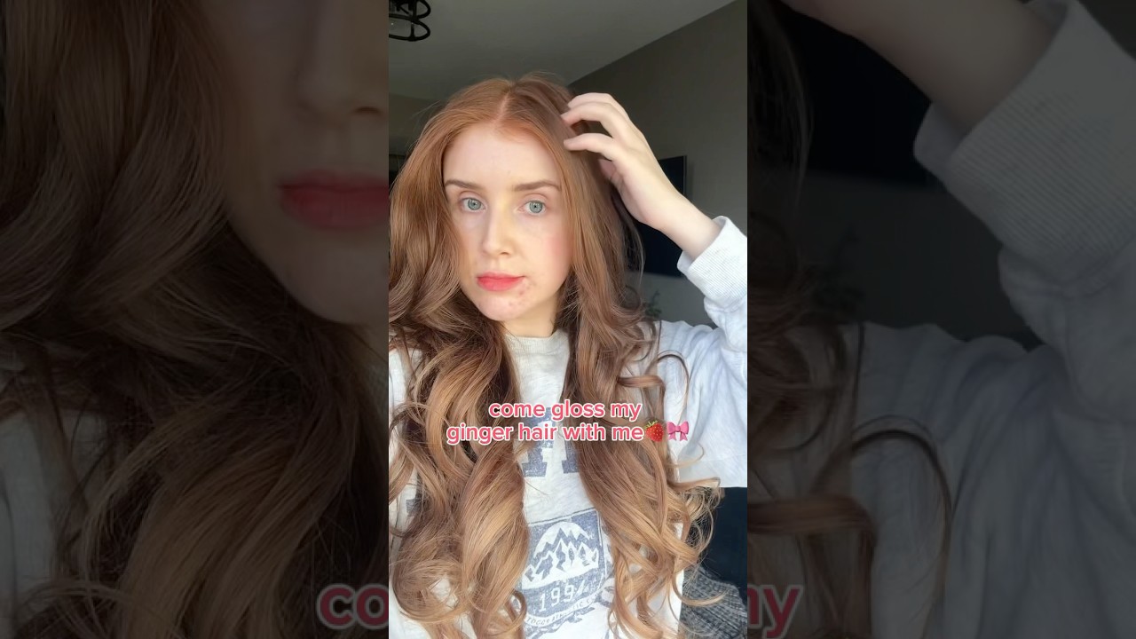 let&rsquo;s refresh my ginger hair with the DPHue gloss in strawberry! #hair #hairgloss #ginger #redhead
