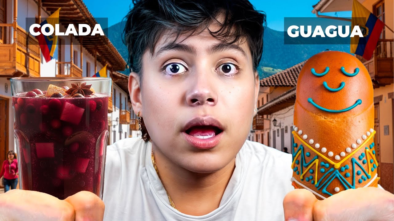Probando la MEJOR GUAUGA DE PAN y COLADA MORADA del ECUADOR