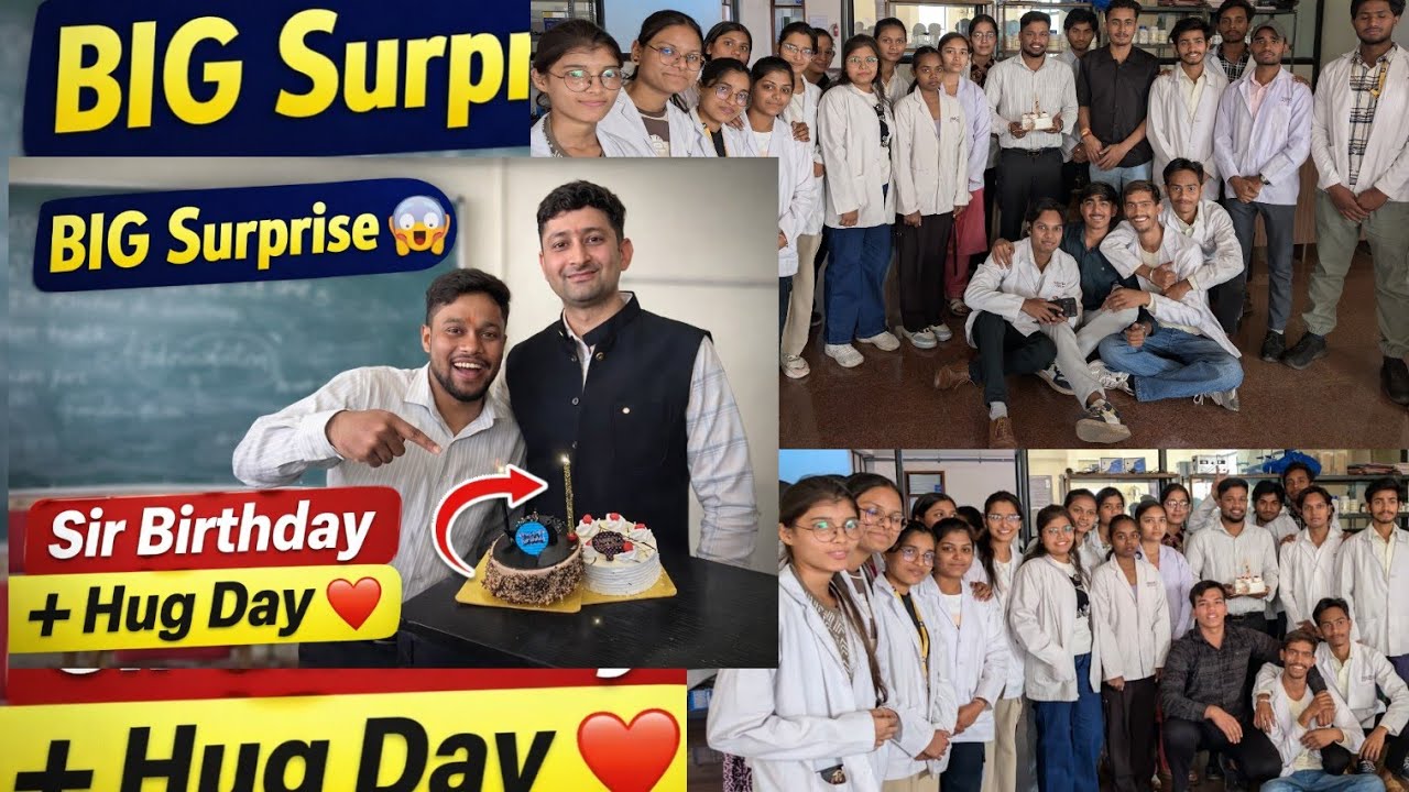 “Sir Birthday Celebration 😱 Dean Sir Aaye + Hug Day Full Masti ❤️🎂”