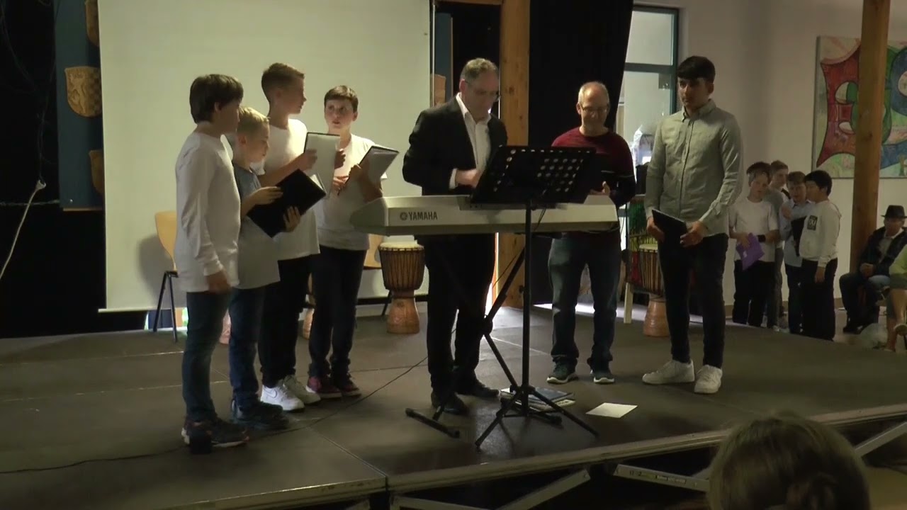 Konzert des südafrikanischen Chors Vulingoma an der EGS am 3. Juni 2024