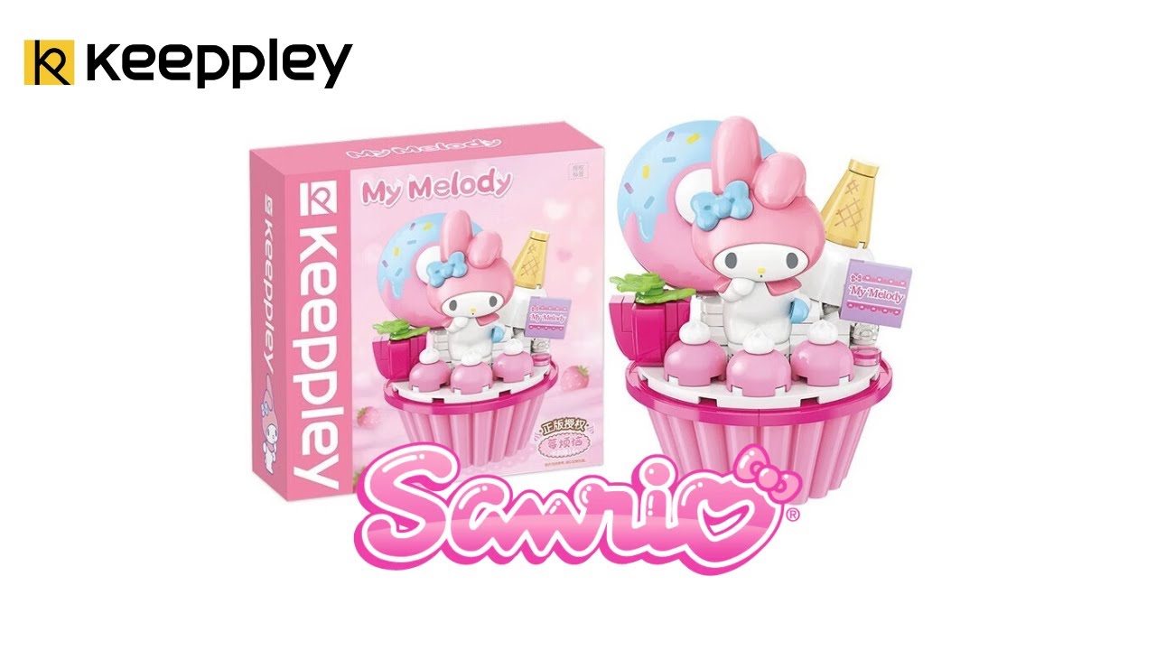 Быстрая сборка Lego Sanrio - Клубничный кекс "Моя Мелодия"