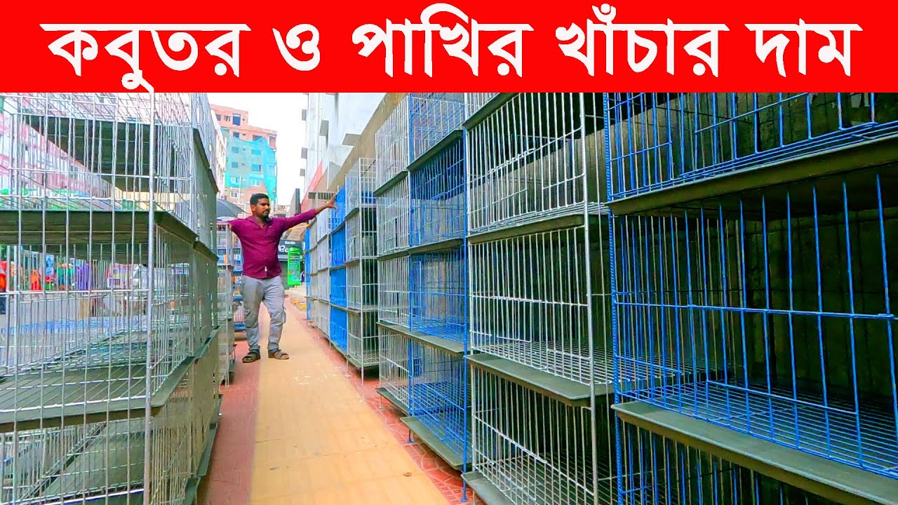 কবুতর ও পাখির খাঁচার দাম | Pakhir Khachar Dam | bird cage | pakhir khacha | Amar Bangladesh