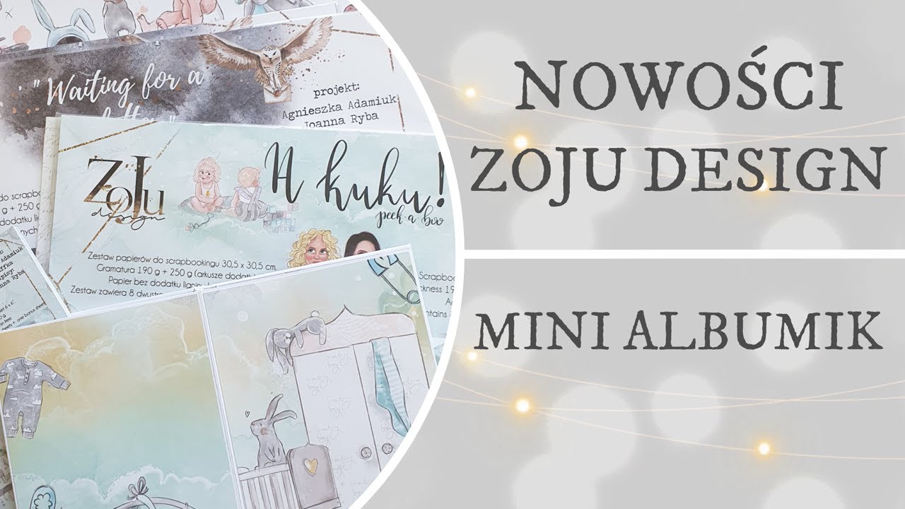 Nowości Zoju Design ♥ Mini tutorial na album harmonijkowy. SCRAPBOOKING