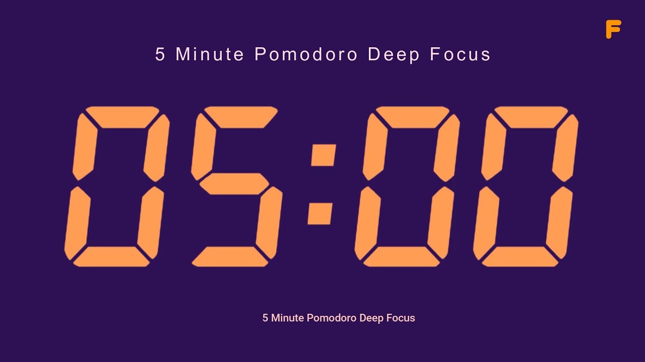 5 Minute Pomodoro Deep Focus