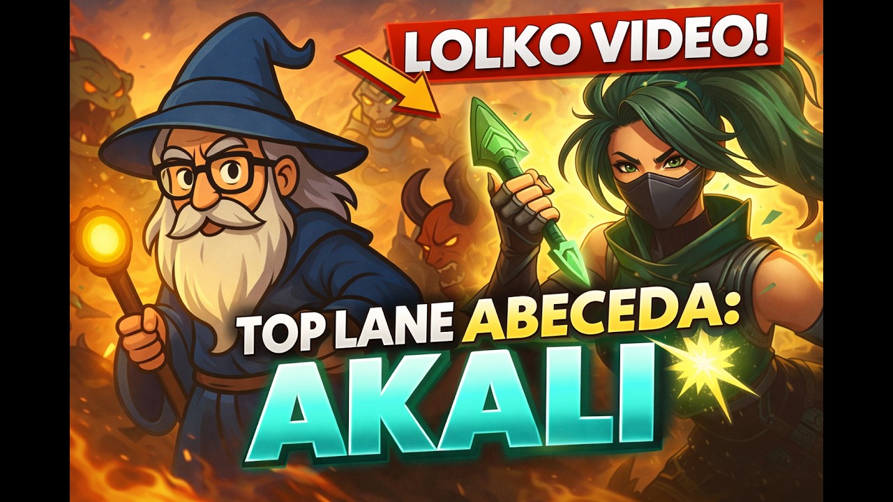 TOP LANE ABECEDA #1: AKALI – 1st BLOOD Queen 😱 | LoL