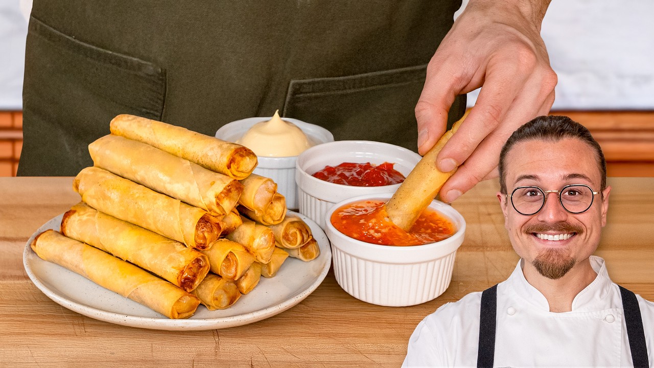 Crispy Spring Rolls At Home (Lumpia)
