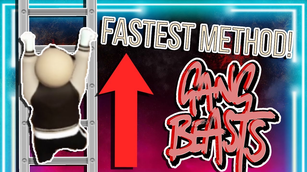 Техника скалолазания обезьяны!! Трюк OP Gang Beasts!
