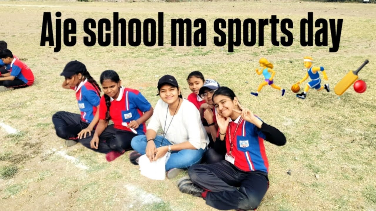 AJ SCHOOL ME SPORTS DAY✌️ , GAMES,FUN,MAJA A GAYA 😂😂 @Zilulimbachiya 