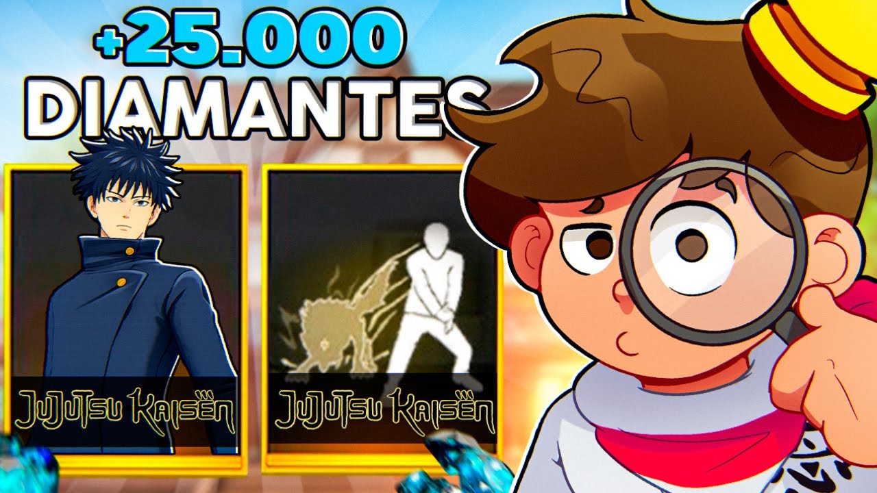 COLOQUEI 25.000 MIL DIAMANTES E FUI EM BUSCA DA NOVA SKIN DO MEGUME FUSHIGURO no Free Fire