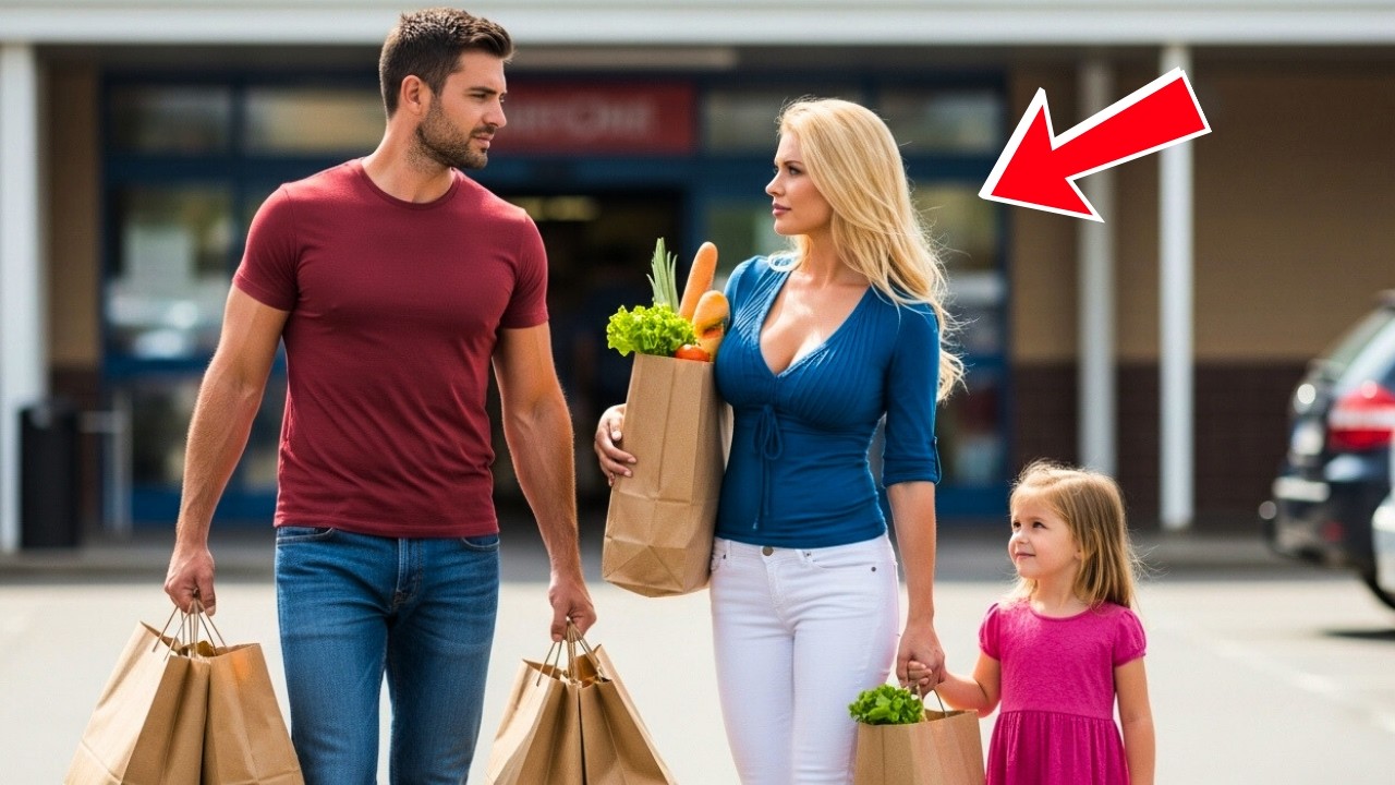 Un père célibataire aide une femme à porter ses courses… elle possède tout le supermarché !