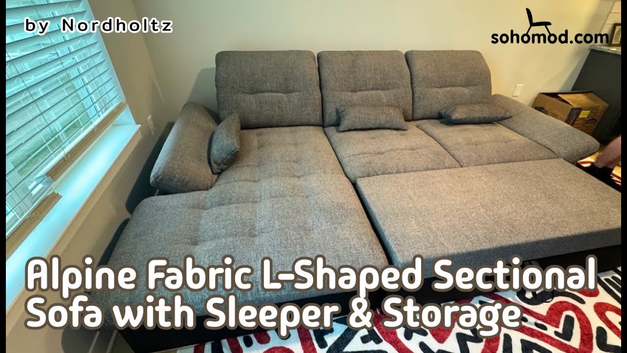 Luxury Comfort with Alpine Sectional Sofa by Nordholtz