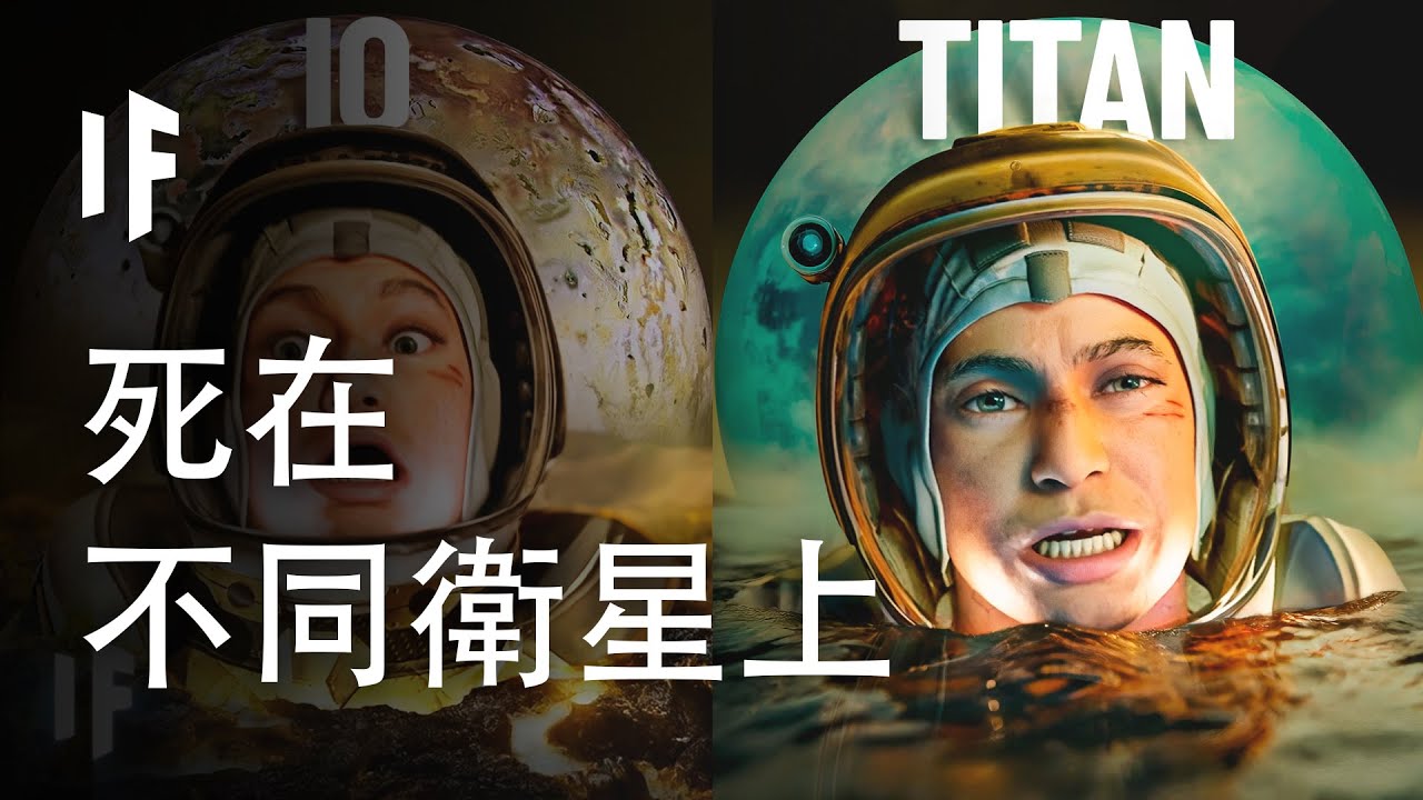 死在每個行星的衛星上會是什麽感覺？【中文字幕】｜大膽科學