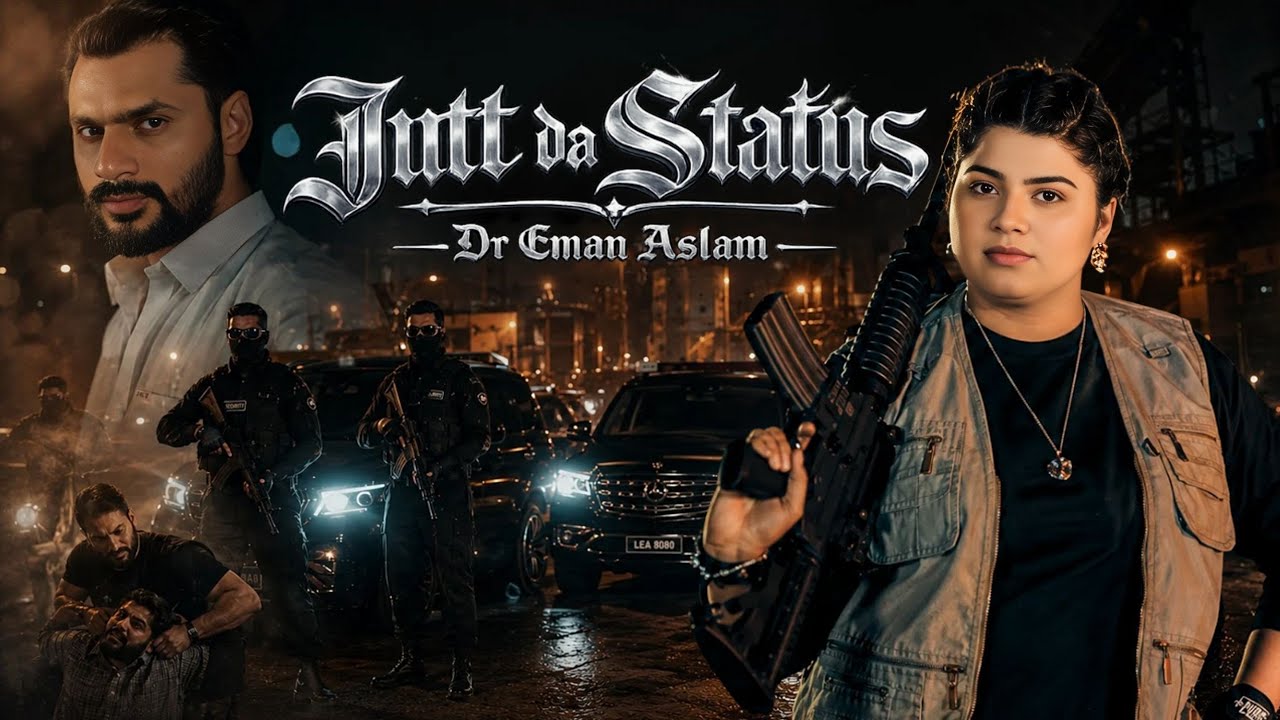 Jutt Da Status | Dr Eman Aslam | Punjabi Song 2026 | Gangster Song | Jutt Kali Gadi Vich 