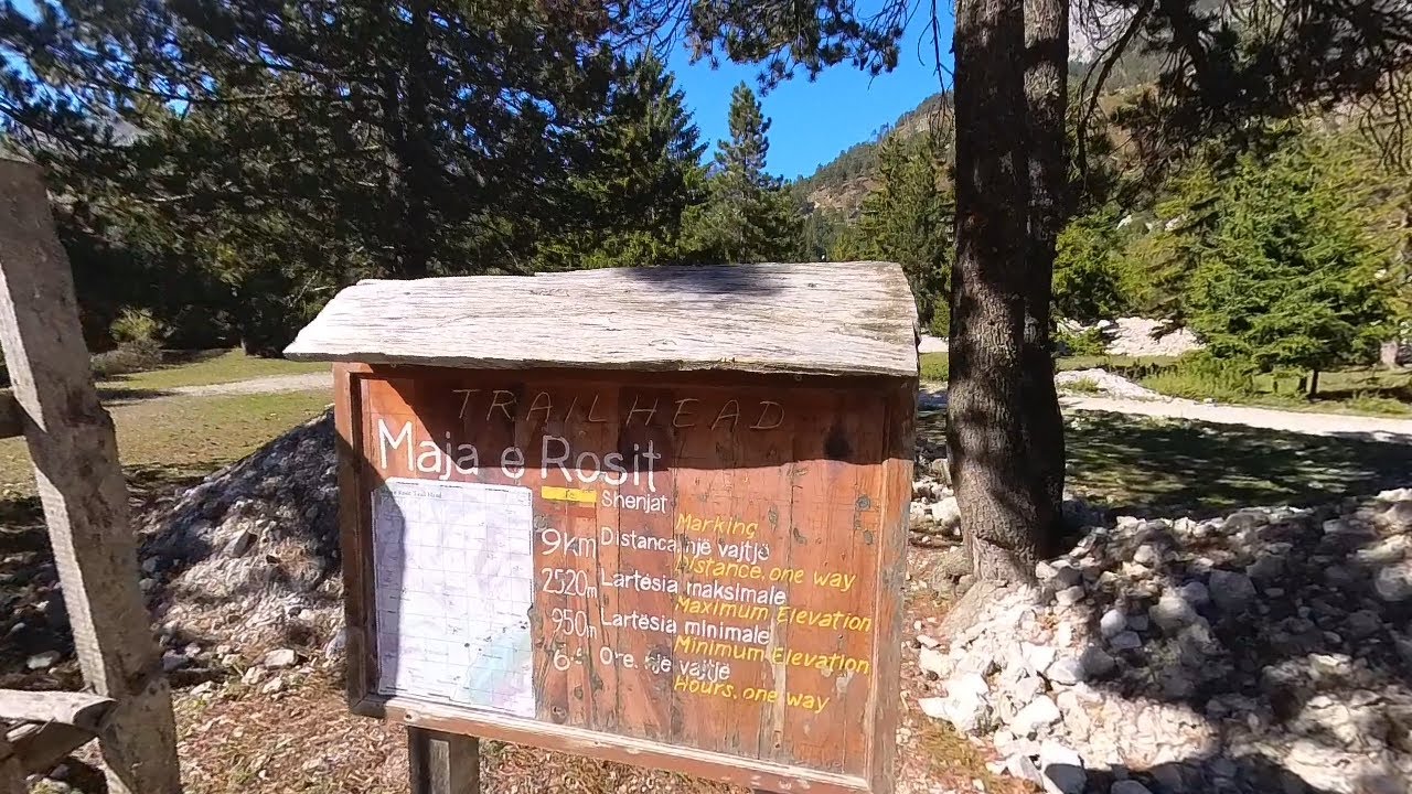 ROSNI ROSI PEAK (Maja e Rosit) HIKE INFORMATION VIDEO HOW TO HIKE A MOUNTAIN ALBANIA DAY 4