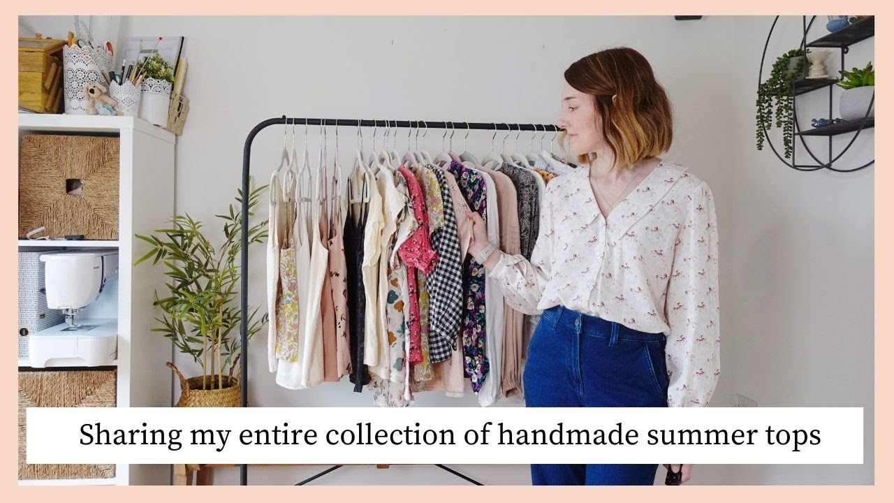 Sharing my entire handmade top collection | Summer sewing inspiration and examples