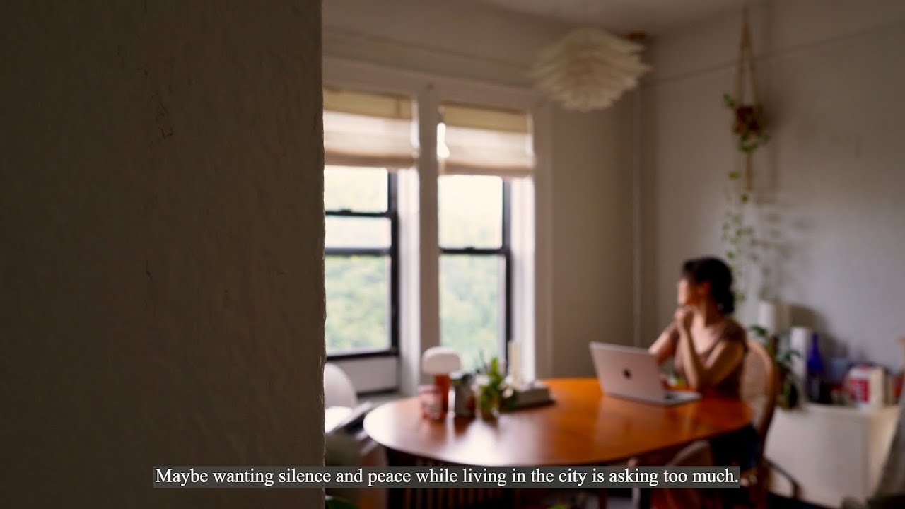 Soothing a tired mind in a small apartment in Brooklyn 